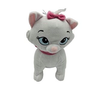 Disney Store The Aristocats Marie 11 in Plush White‎ Cat Pink Bow Blue Soft Eyes